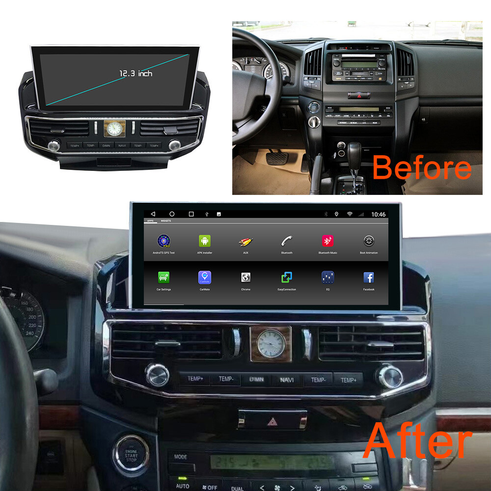 For TOYOTA LAND CRUISER 2008-2015 Car Stereo Radio Player GPS 4+64G Android 14.0