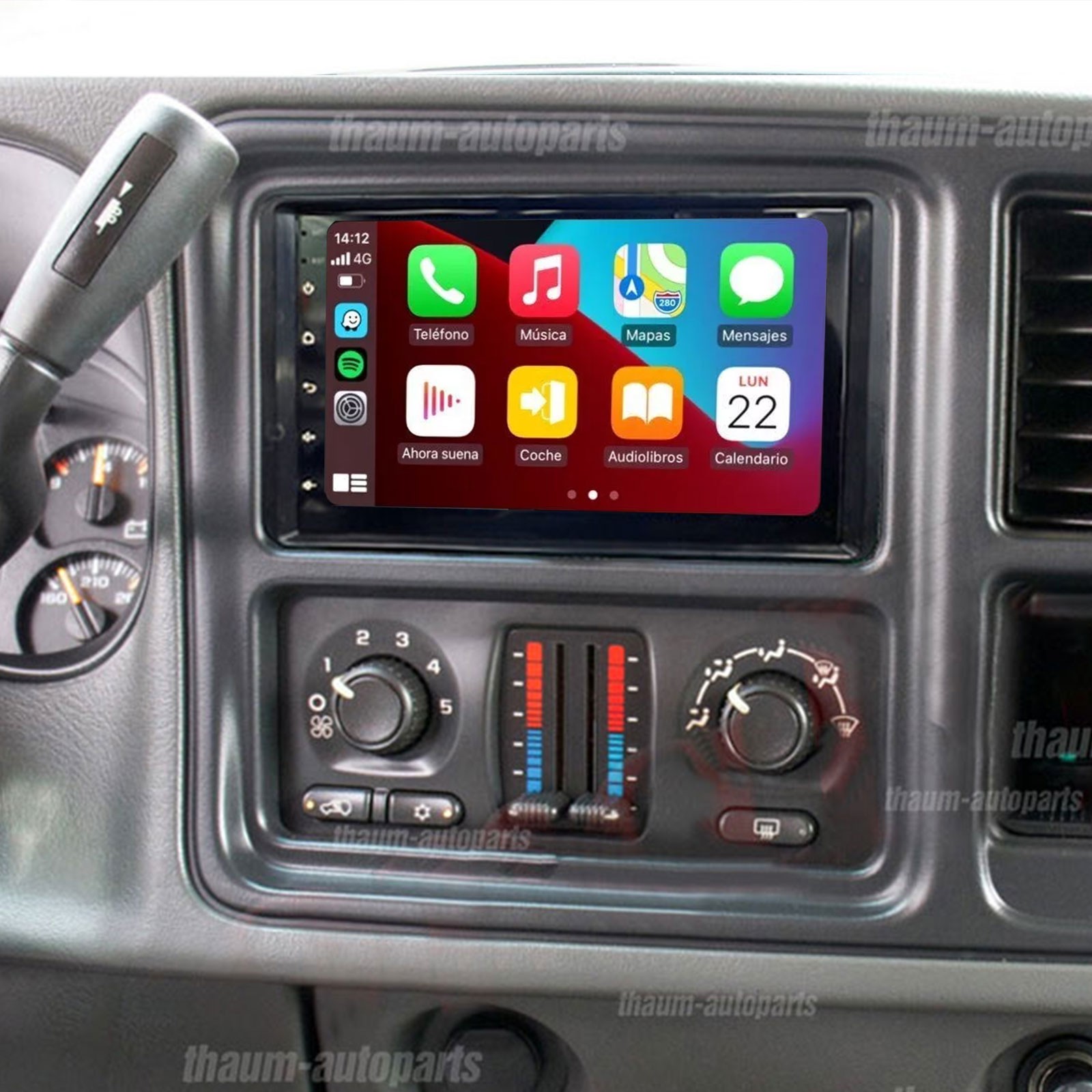 Android For 2003-2006 GMC Sierra 1500 2500 3500 CarPlay Car Radio GPS Navigation