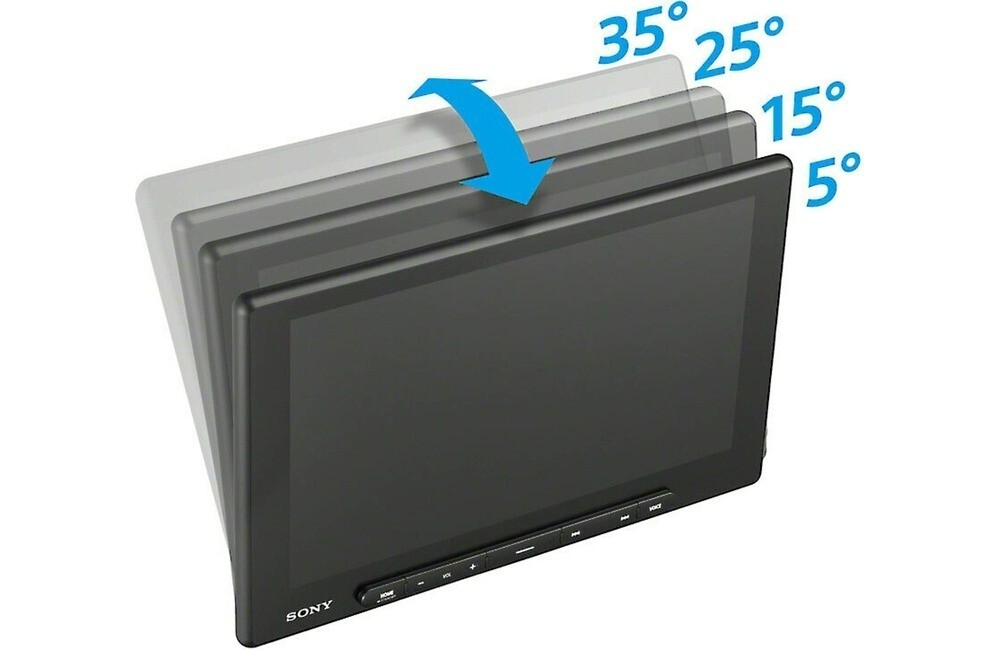 Sony XAVAX8500 10.1″ Receiver + Slim Backup Camera Plate