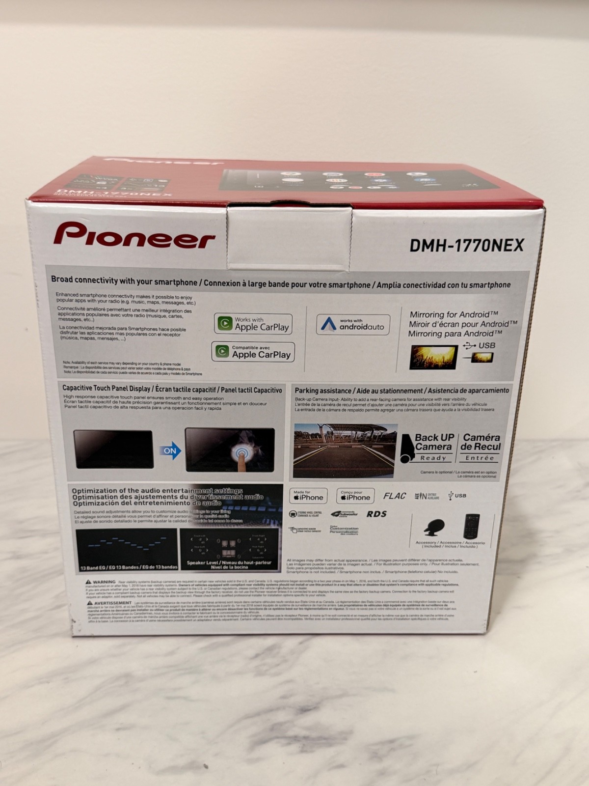 Pioneer DMH-1770NEX 6.8″ Display Bluetooth XM Android Apple Carplay Radio