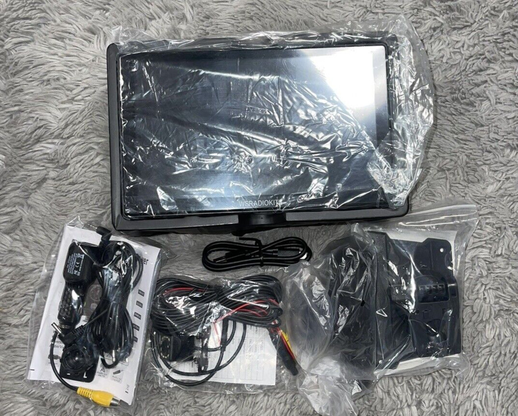 Wireless Carplay Touchscreen with Backup Camera: Portable Carplay & Android A…
