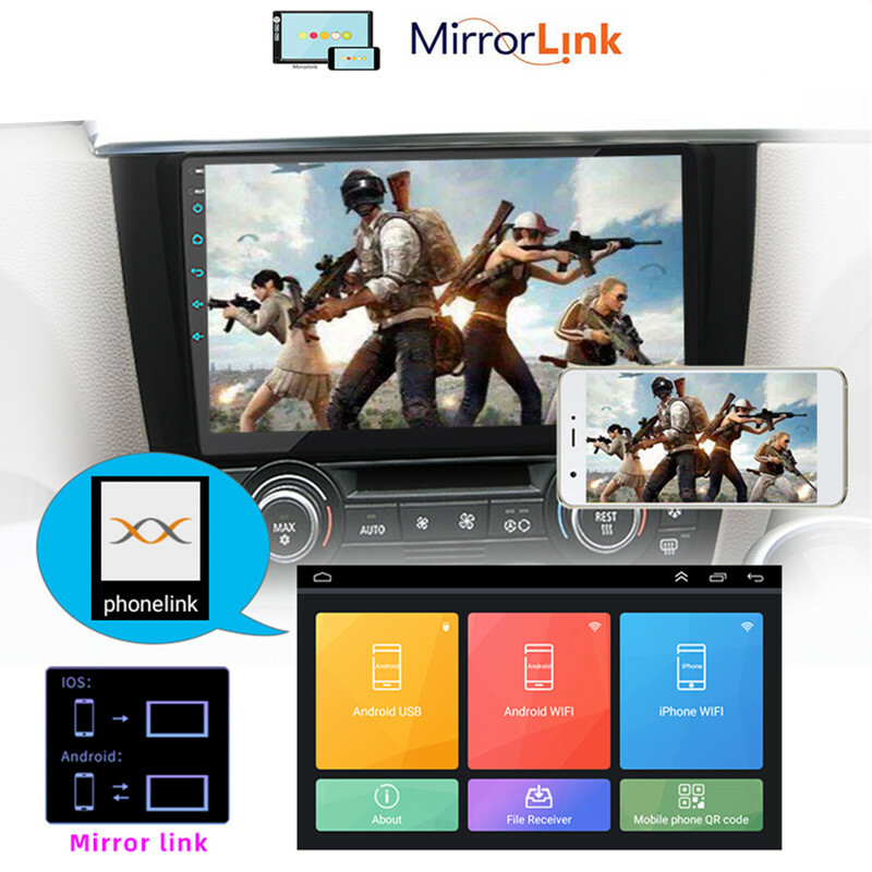 9inch Android 2din Car Radio Multimedia Video Player For 1-Series GPS Navigation