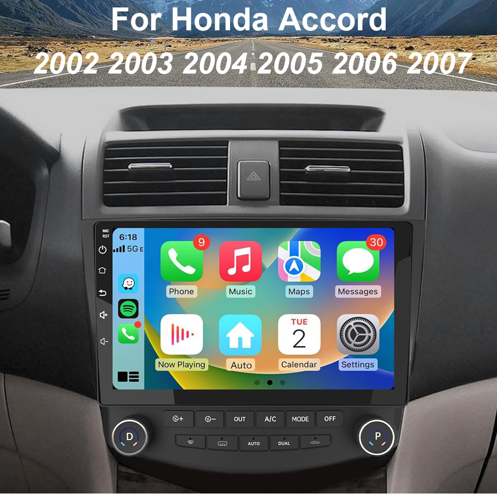 For Honda Accord 2003 2004 2005 2006 2007 Car Radio Stereo GPS In-Dash Deck Unit