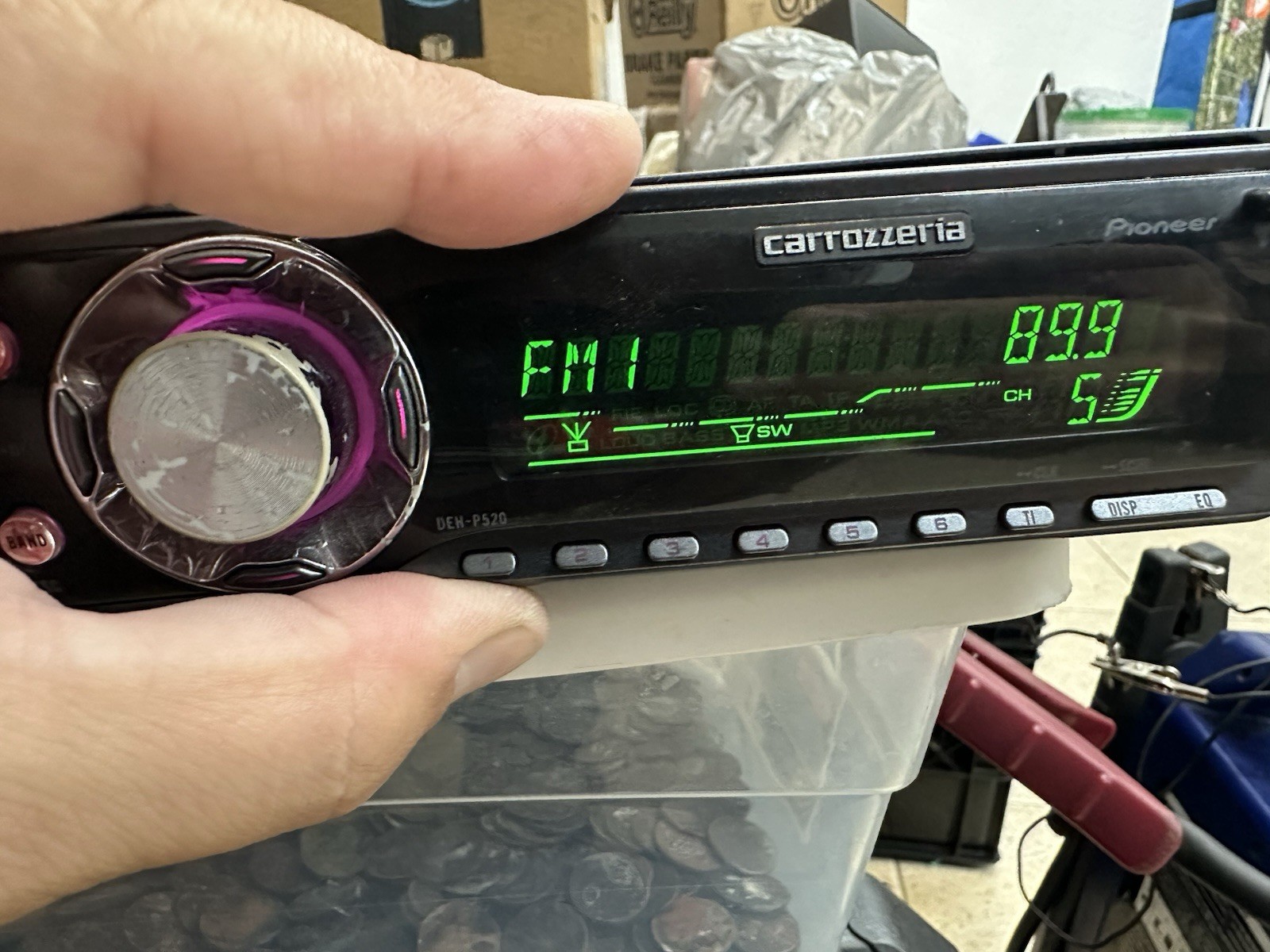 Pioneer Carrozzeria DEH-P520 1DIN CD MP3 Retro JDM Radio