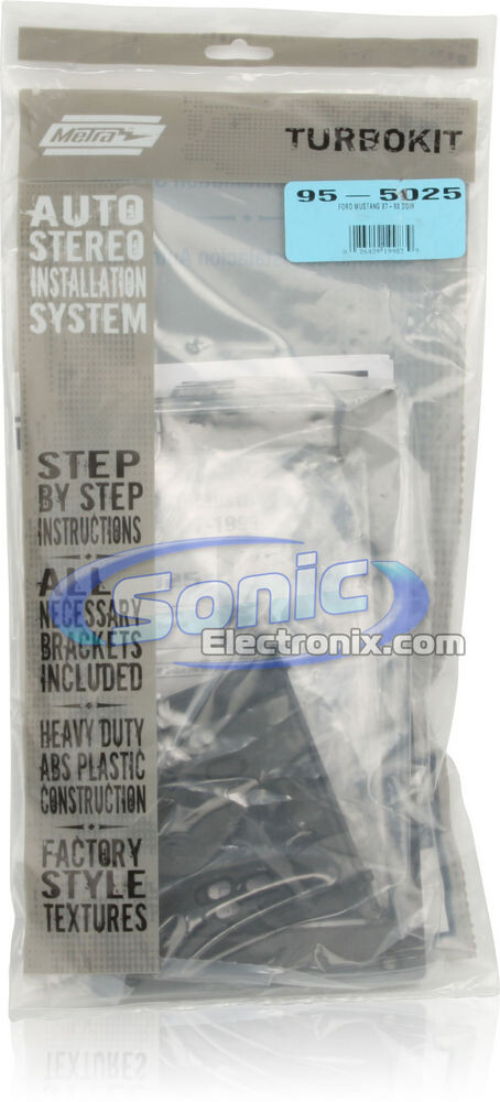 1987-1993 Ford Mustang Double DIN Car Stereo Package | Pioneer