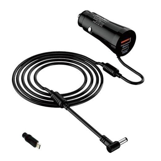 12V Power Cord Adapter Compatible with Apple carplay Android auto Screen, Cord