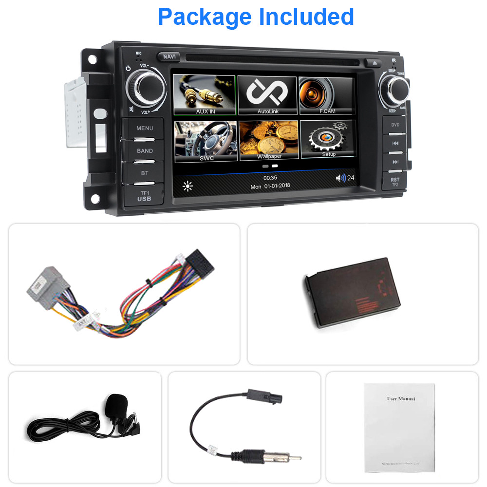 Car Radio CD/DVD Player for Dodge RAM 1500 2500 3500 2009 2010 2011 12 CarPlay