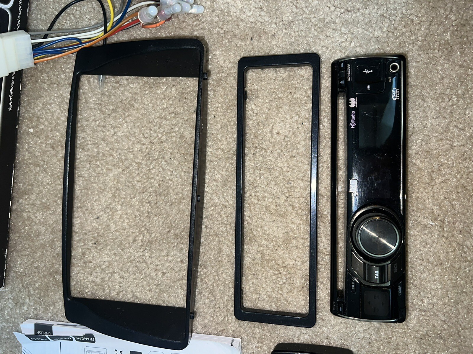 JVC Arsenal KD-AHD59 Vehicle CD Receiver/Radio 1 DIN