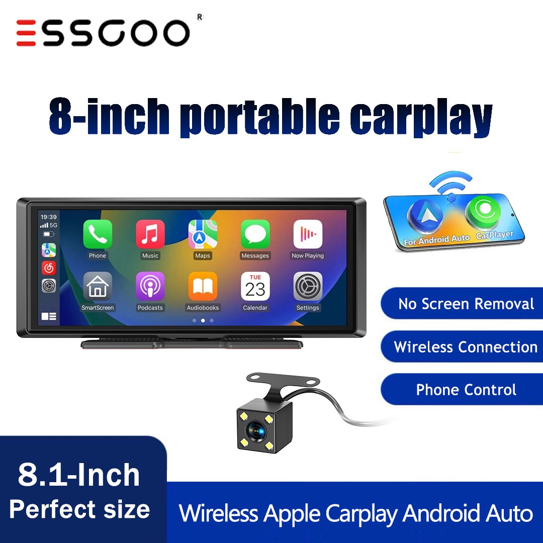 8.1″ Smart In-vehicle Touchscreen Portable Car Stereo Radio Carplay Android Auto