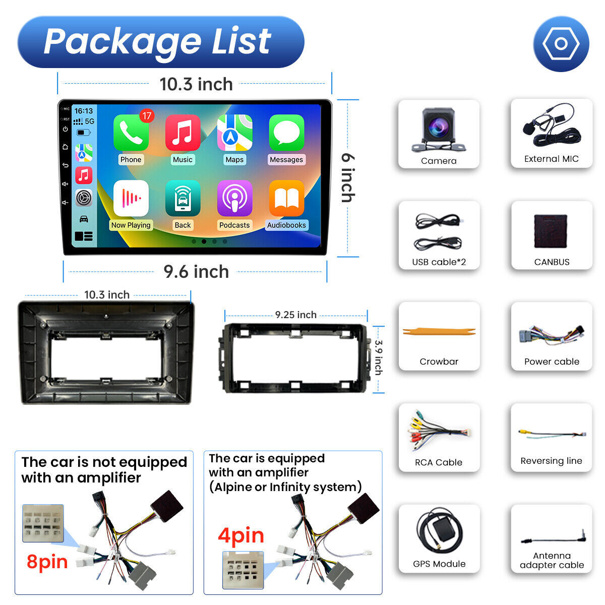 For 2009 2010 2011 12 RAM 1500 2500 3500 Carplay Android 13 GPS Car Radio Stereo
