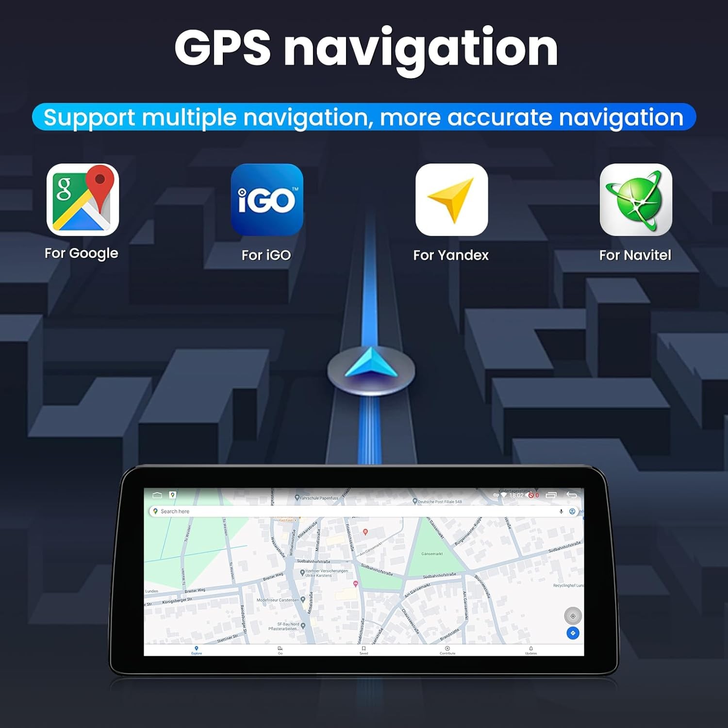 12.3” For 2019-2022 Toyota RAV4 8Core 4+64G Carplay Stereo Radio GPS Android 13