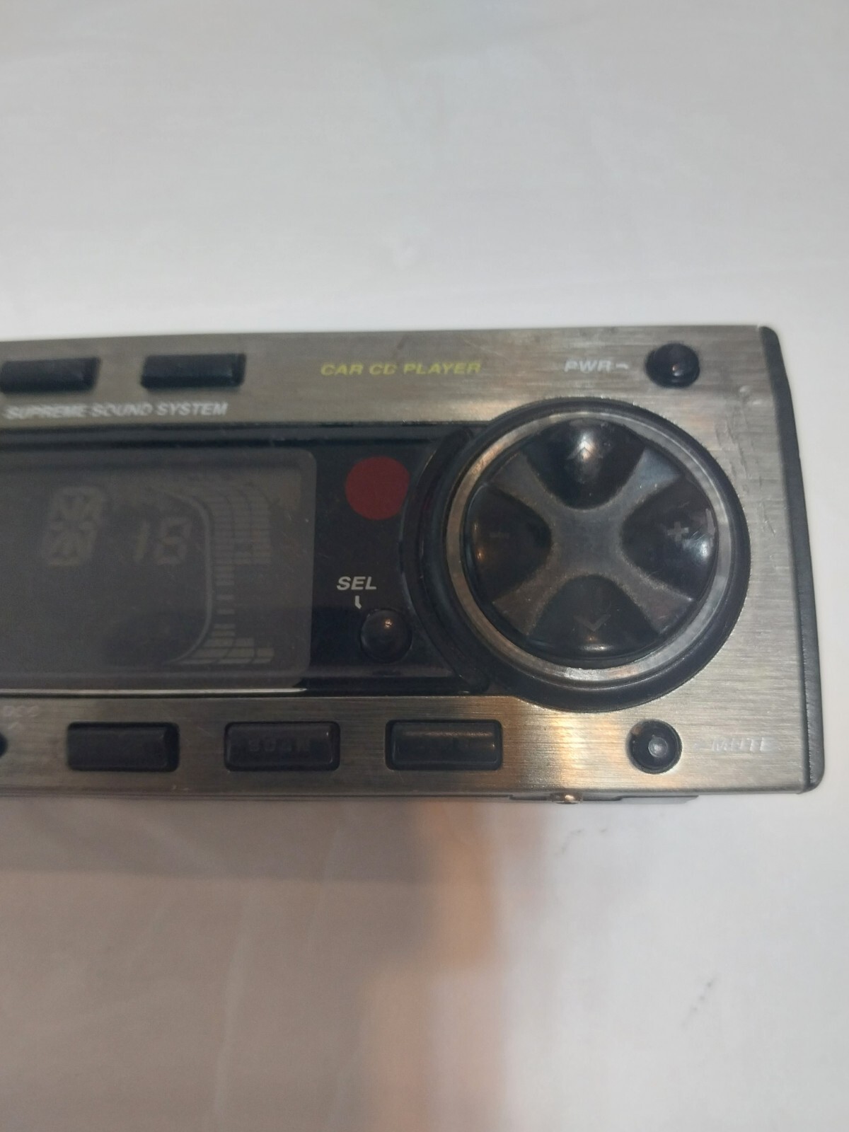 LANZAR VBD 1200, car CD player-face plate only. (Parts)