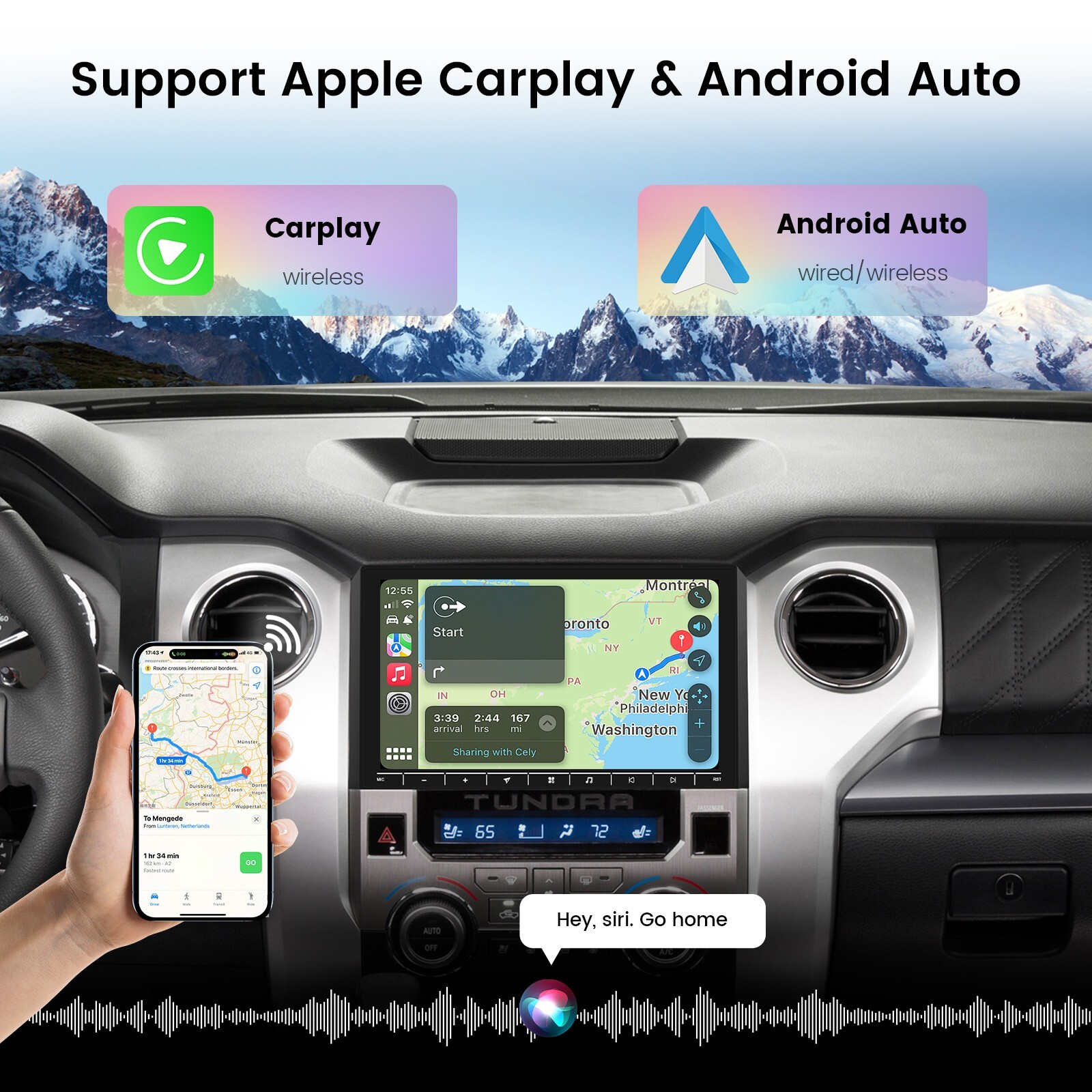 Car Stereo Vivid 13 for Toyota Tundra 2014-2021 Carplay DTS 10.2″ Radio DTS