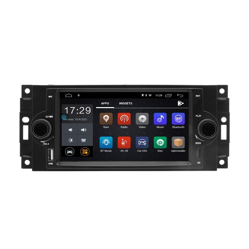 Radio Stereo Wireless Carplay GPS Maps Navi Touch Screen For Dodge Jeep Chrysler