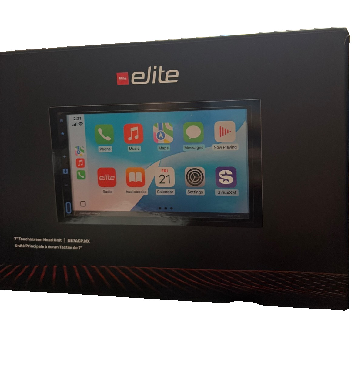 BOSS Elite Car Stereo BE7ACP.WX 7″ Wireless CarPlay Android Auto New w/ Box