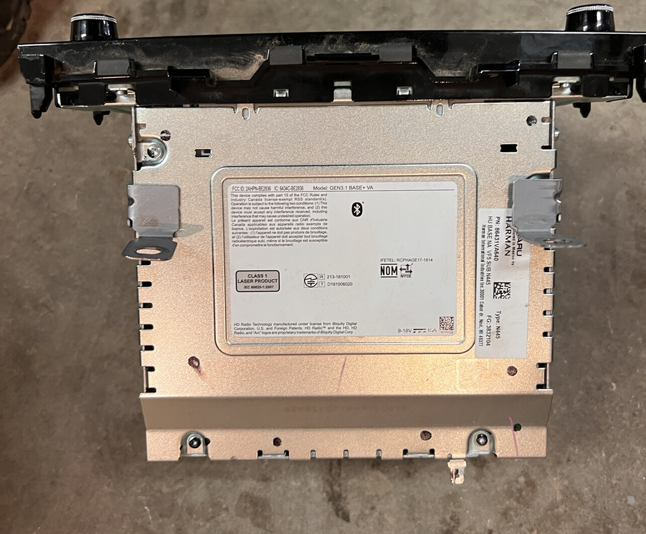 2020 Subaru WRX Radio Stereo Control Unit Harman Carplay 86431VA640 OEM 20 OFFC