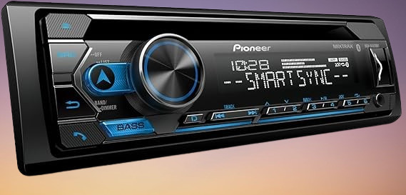 Pioneer DEH-S4220BT 1-Din CD Receiver, Bluetooth, 50W x 4, Detachable Face