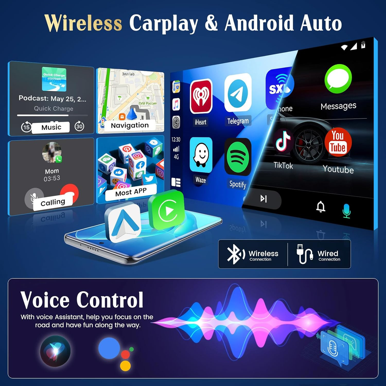 2+64G Latest Android Car Stereo for Mitsubishi Mirage 2012-2023,9 Inch Touch Scr