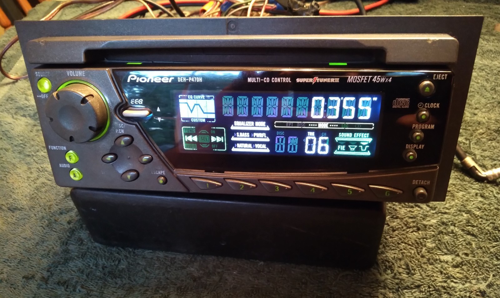 Pioneer DEH-P47DH, din 1.5 GM/Chrysler Fit CD Receiver, CD Changer Controller