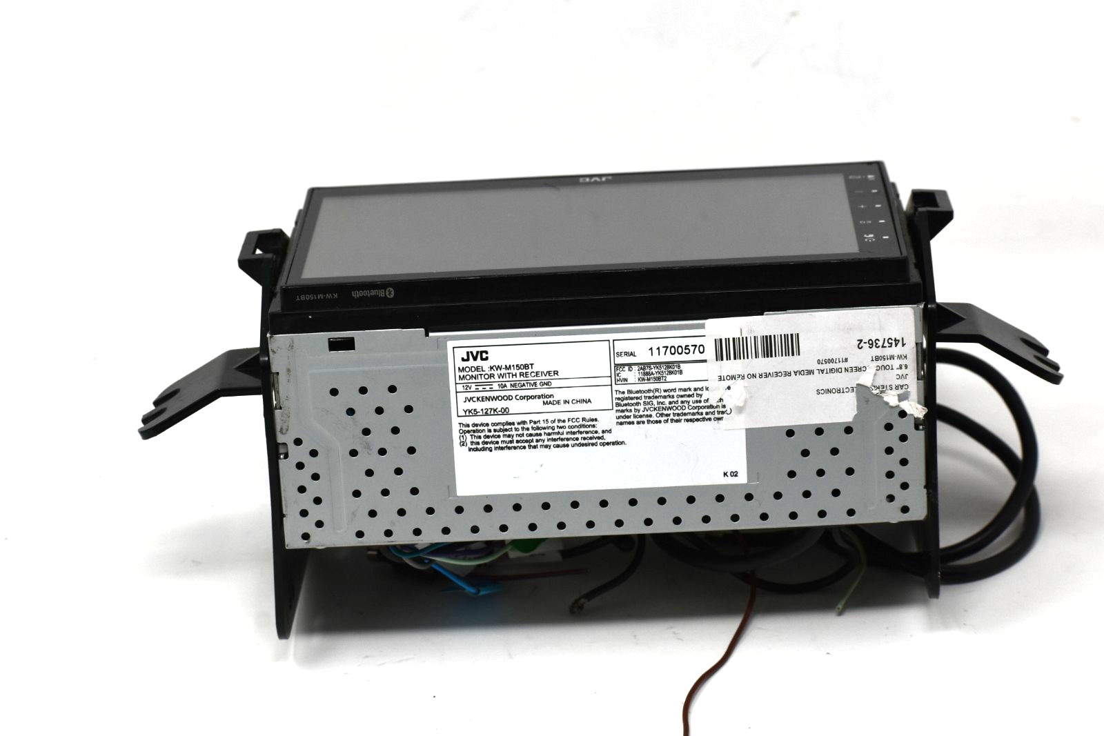 JVC KW-M150BT FOR PARTS UNKNOWN ISSUE DO NOT KNOW EXTENT OF ANY PROBLEMS