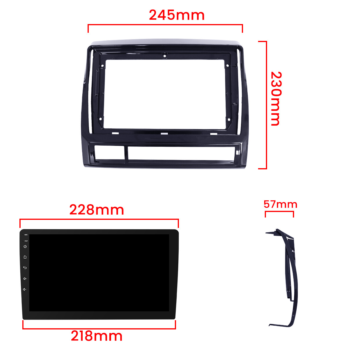 Apple Carplay For Toyota Tacoma 2005-2013 Android 15.0 Car Stereo Radio Camera