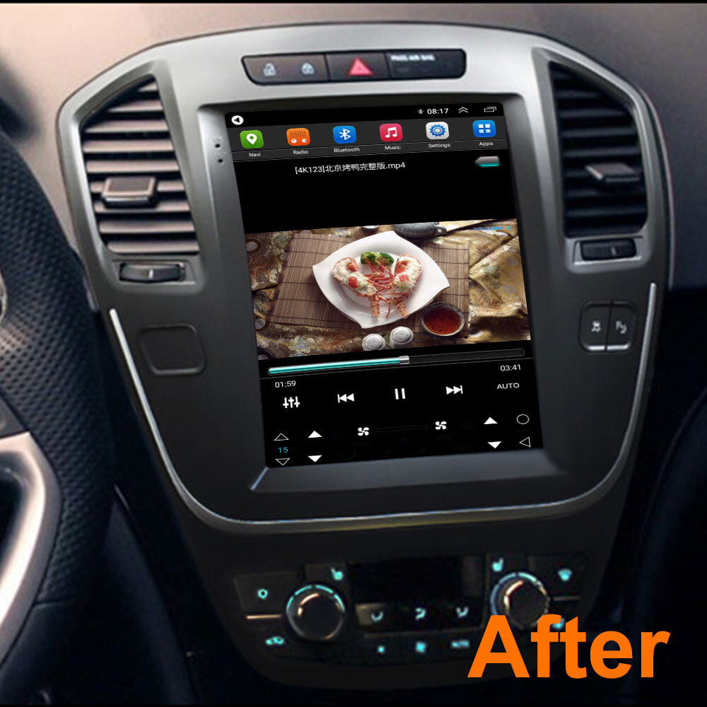 9.7 inch Android Car Radio for Buick Regal 2009-2013 Multimedia Video 8G+128G