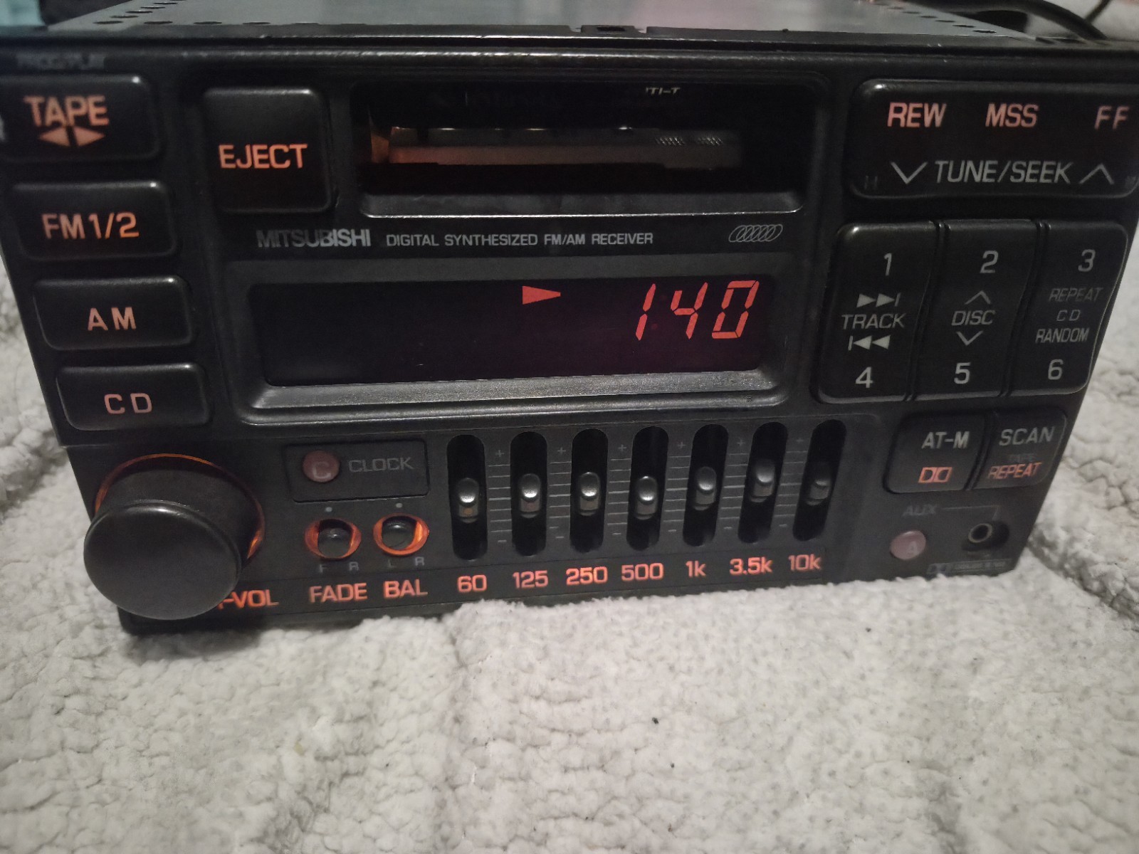93-96 Mitsubishi 3000gt / Dodge Stealth – Cassette Player OEM MR141228 INFINITY