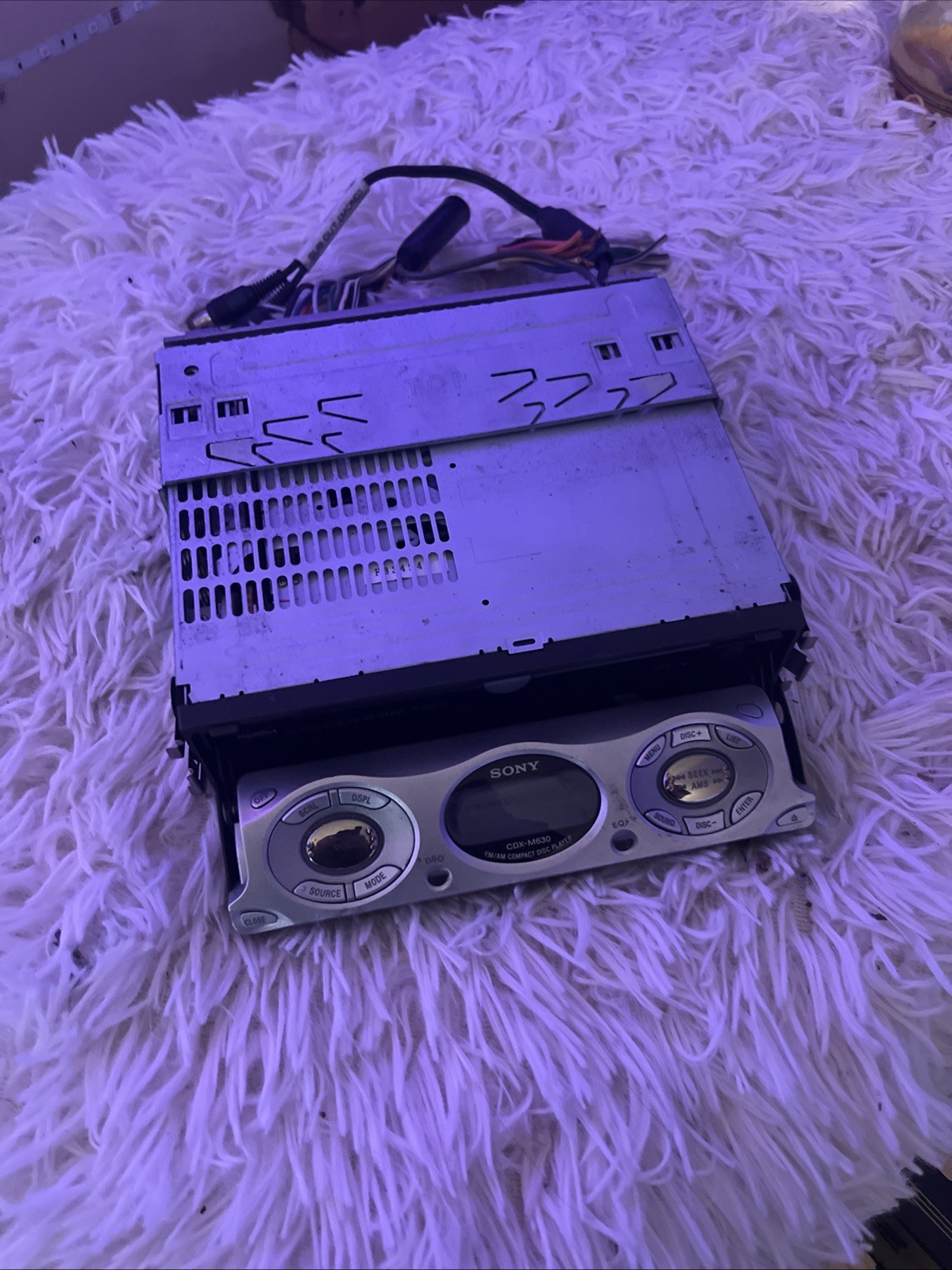 Sony CDX-M630 CD Player In Dash Receiver