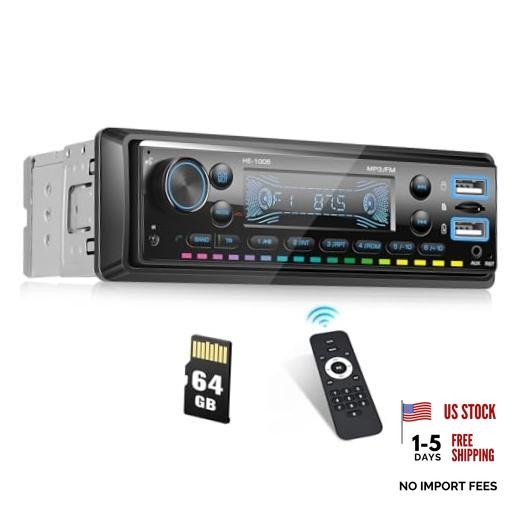 Single Din Bluetooth Multimedia Car Stereo Radio MP3 MP3 with SD Card