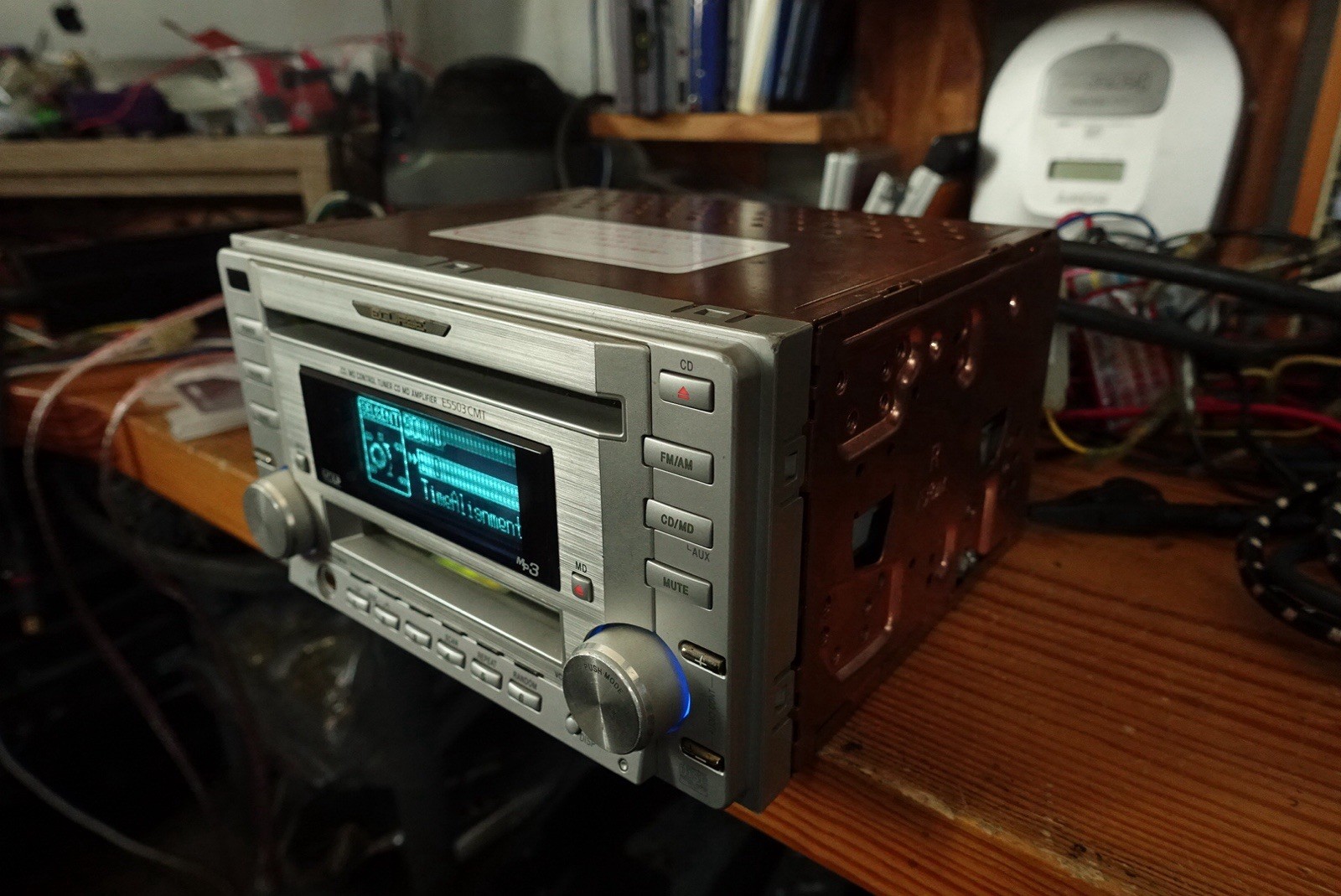Eclipse E5503CMT.Hi End CD/MD/Aux Player. Copper Chassis.