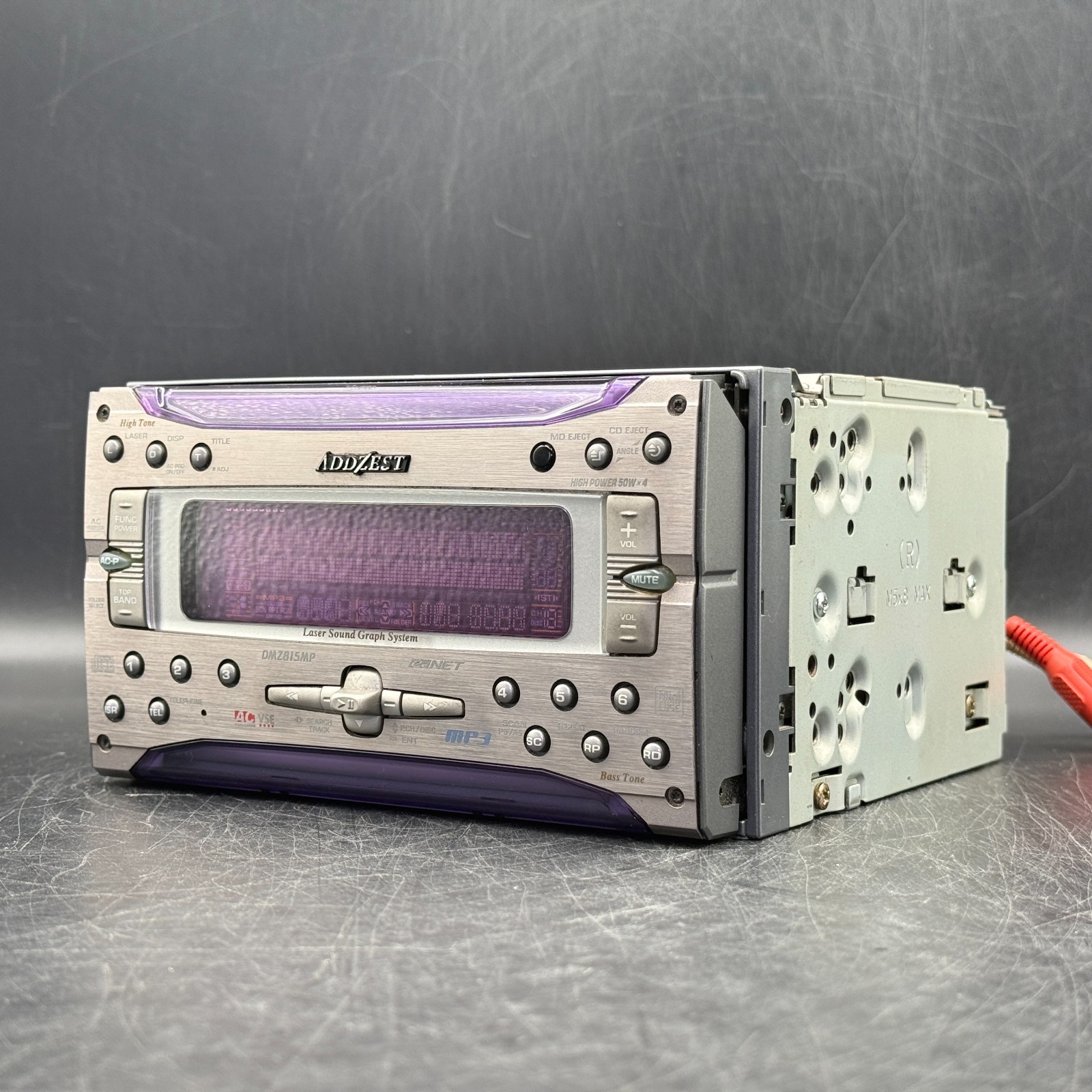 Addzest DMZ815MP 2DIN Car Audio CD MD Player JDM DSP Laser Light Tested in Stock