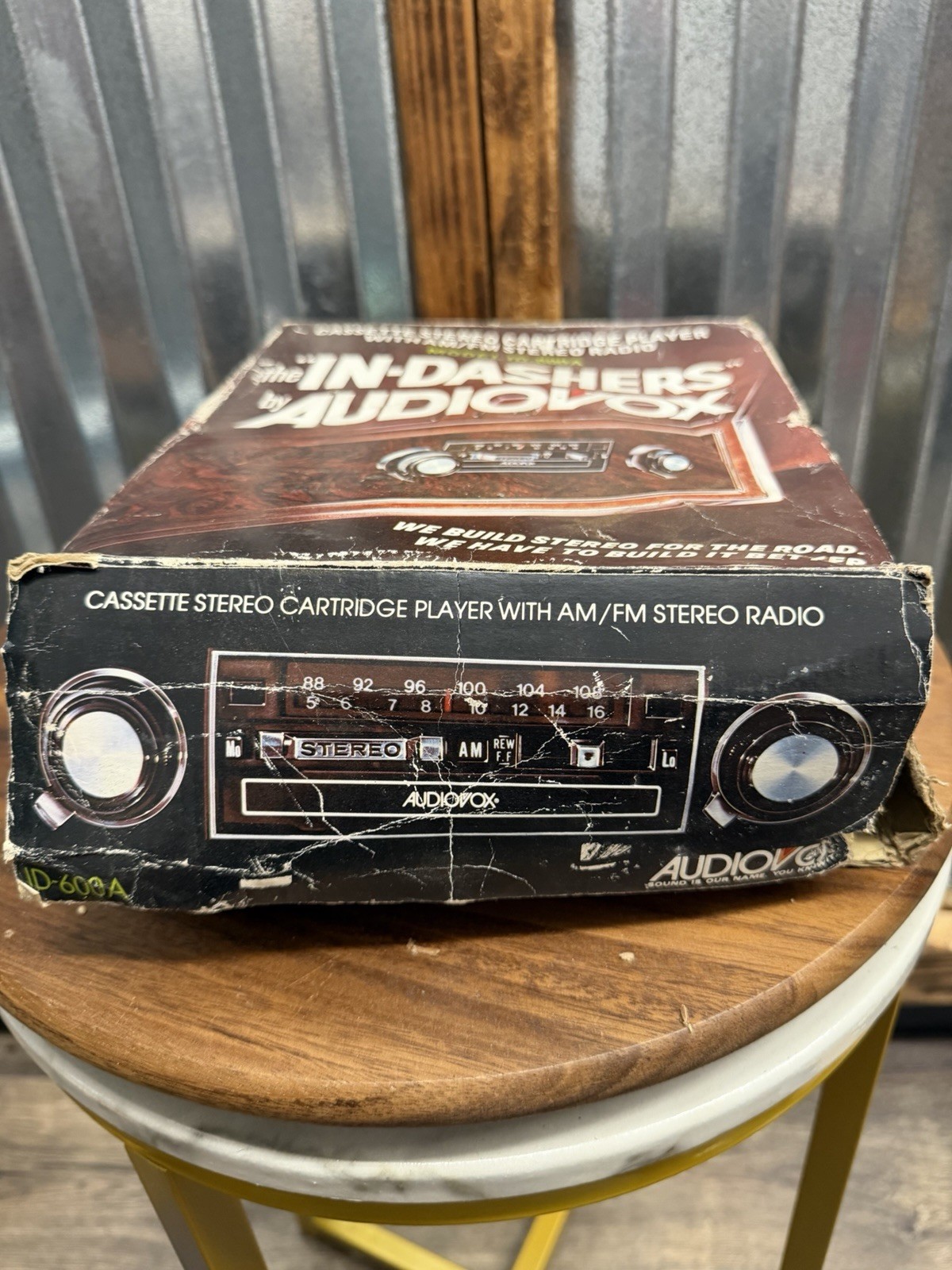 Vintage Audiovox ID-600A In-Dashers Car Stereo Radio EMPTY BOX ONLY Vintage Tech