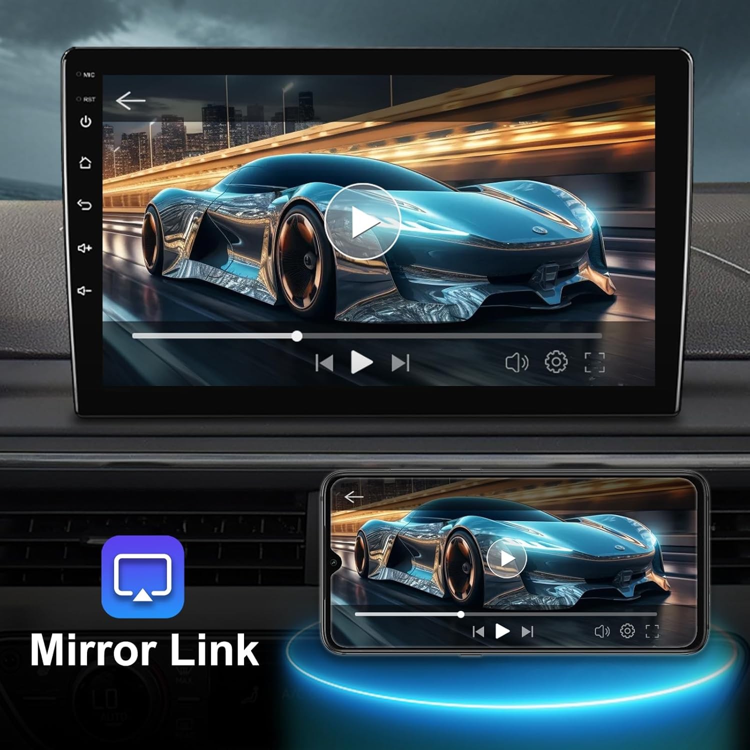 AUMUME Honda Accord 2008-2013 Android 14 Car Stereo 10.1″ Wireless CarPlay