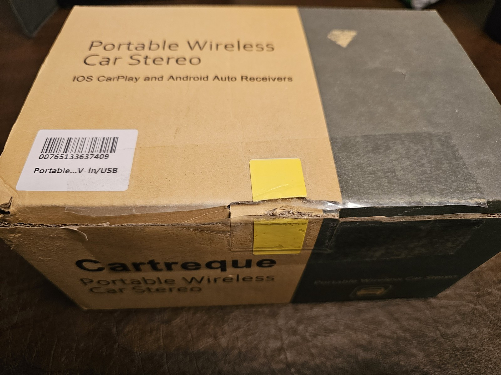 Cartreque Portable Wireless Car Stereo 7″ USB/AUX Input Easy Installation