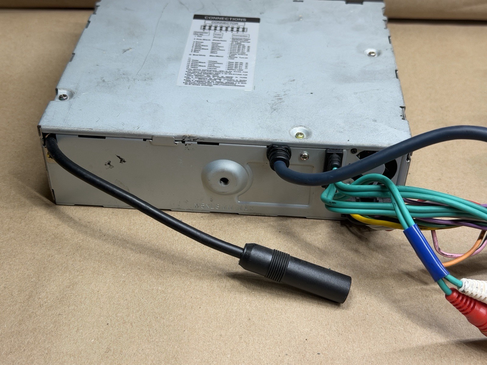 Alpine CDA-9815 CD/MP3/WMA Receiver FOR PARTS AS IS