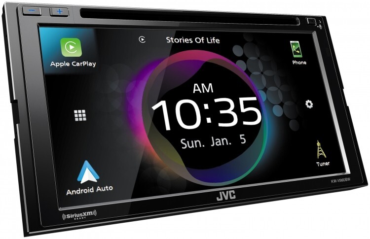 JVC KW-V960BW 6.8″ LCD Touchscreen Monitor w/ DVD Receiver CarPlay Android Auto