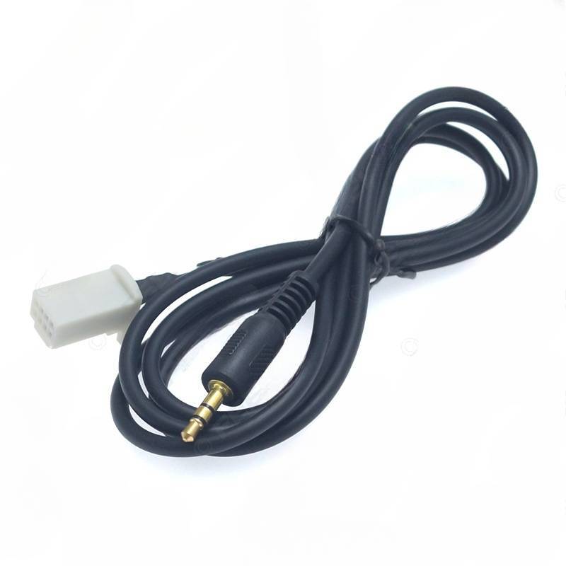 for SX4/Swift/Jimny/Vetra 3.5mm car audio AUX input adapter male connector