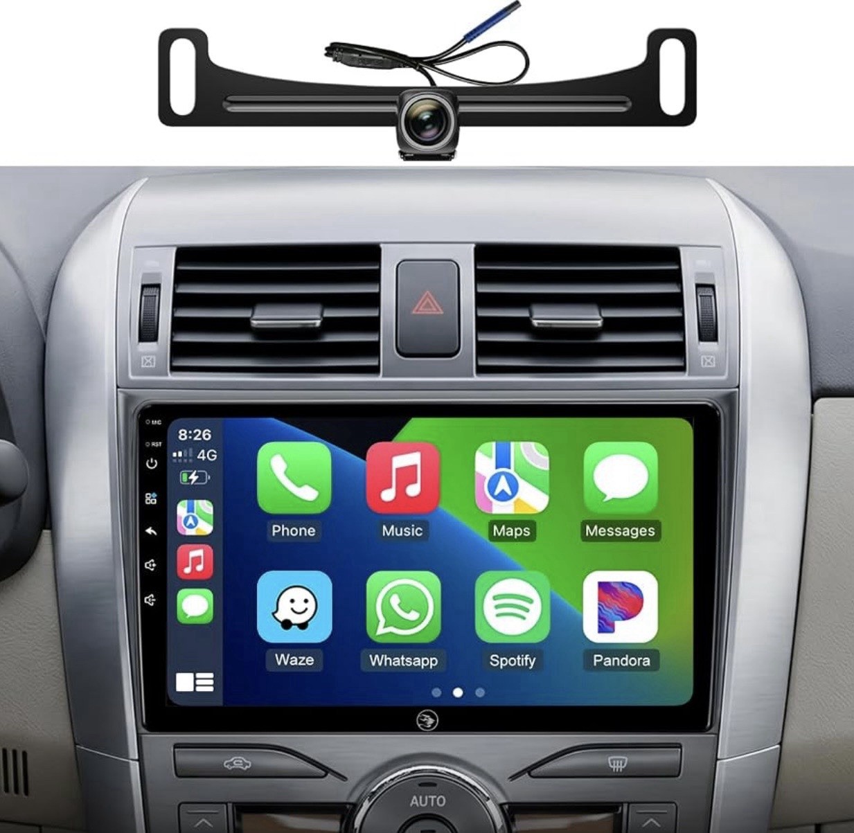 Car Stereo Radio 2008-2013 Toyota Corolla 9” Touchscreen Linux CarPlay BT