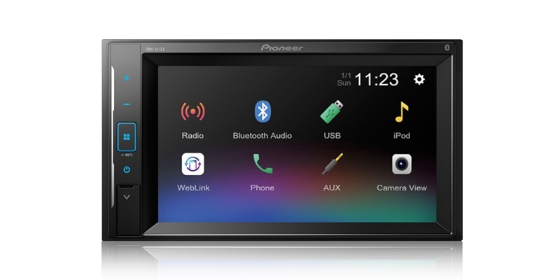 Pioneer DMH-241EX 6.2″ Touch Digital Media Receiver + XV-30LCC Rear View Camera