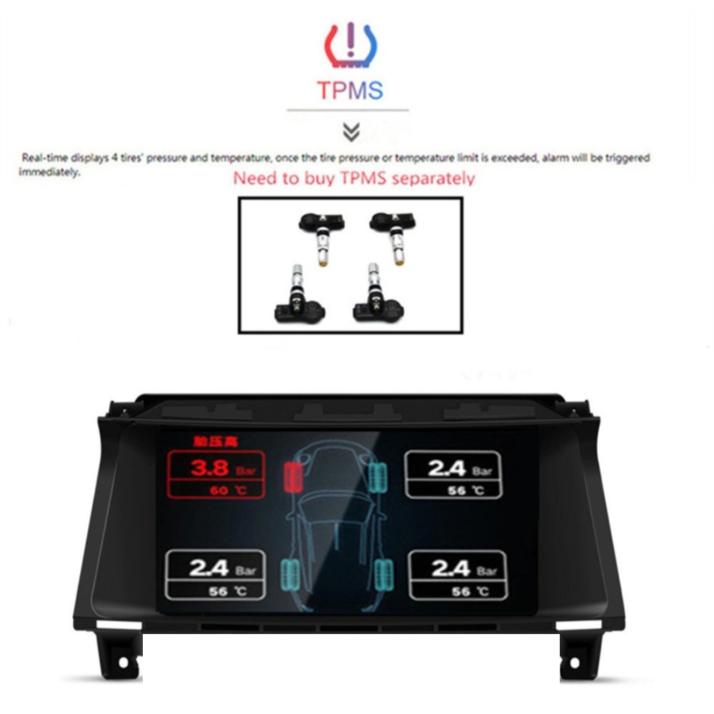Touch Screen Car MP5 Player Navi 4+32G WIFI SWC Fit For Honda Accord 2008-2012