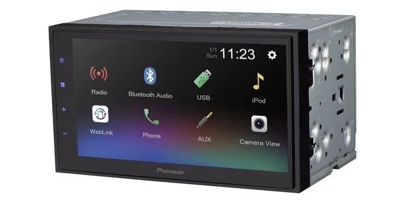 Pioneer DMH-342ex 6.8″ Touchscreen Multimedia Double-Din Car Stereo – NEW OB!