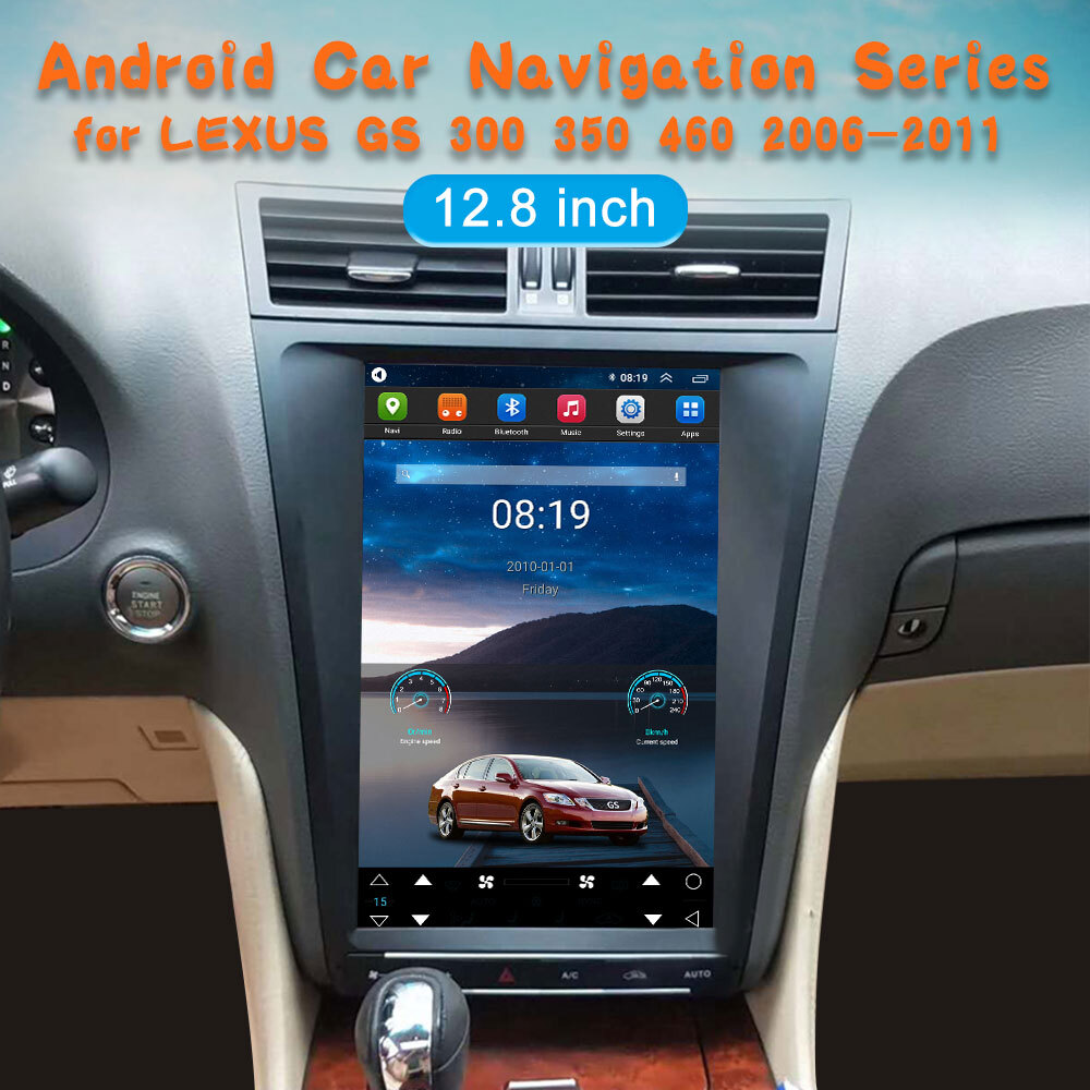 Android Car Radio For Lexus GS GS300 GS460 GS450 GS350 2004-2011 GPS Navigation