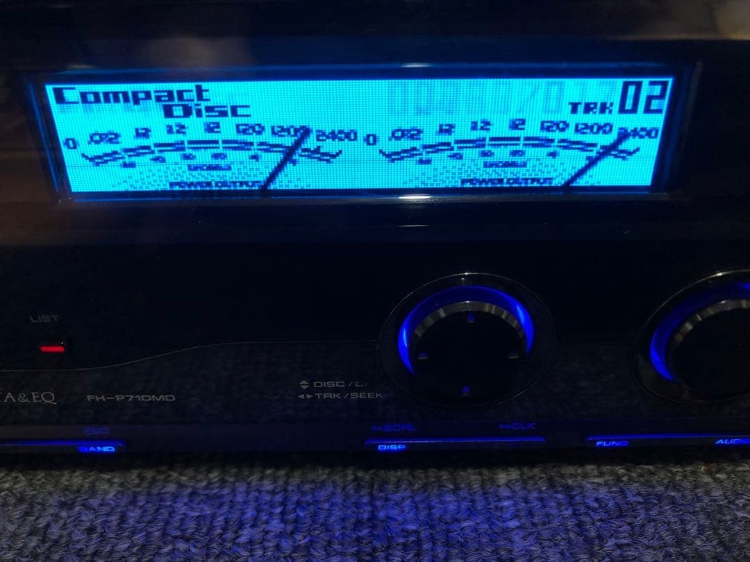 Pioneer Carrozzeria FH-P710MD 2DIN CD/MD DSP Car Audio BT Ready (No Bluetooth)