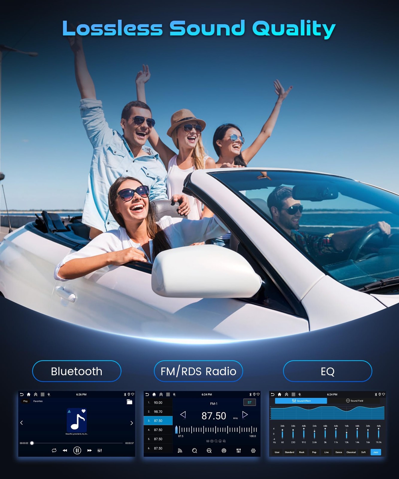 Rimoody 4G64G Android 15 Car Stereo For Honda Crv 2002-2006 Wireless Carplay