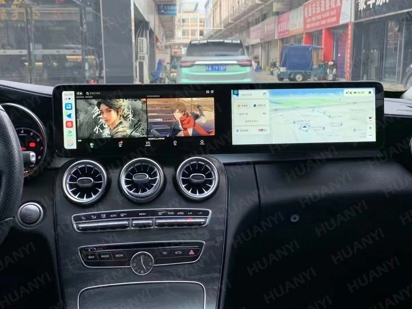 12.3” For 2019 Mercedes-Benz GLC C-Class Android Car Radio Stereo Apple Carplay
