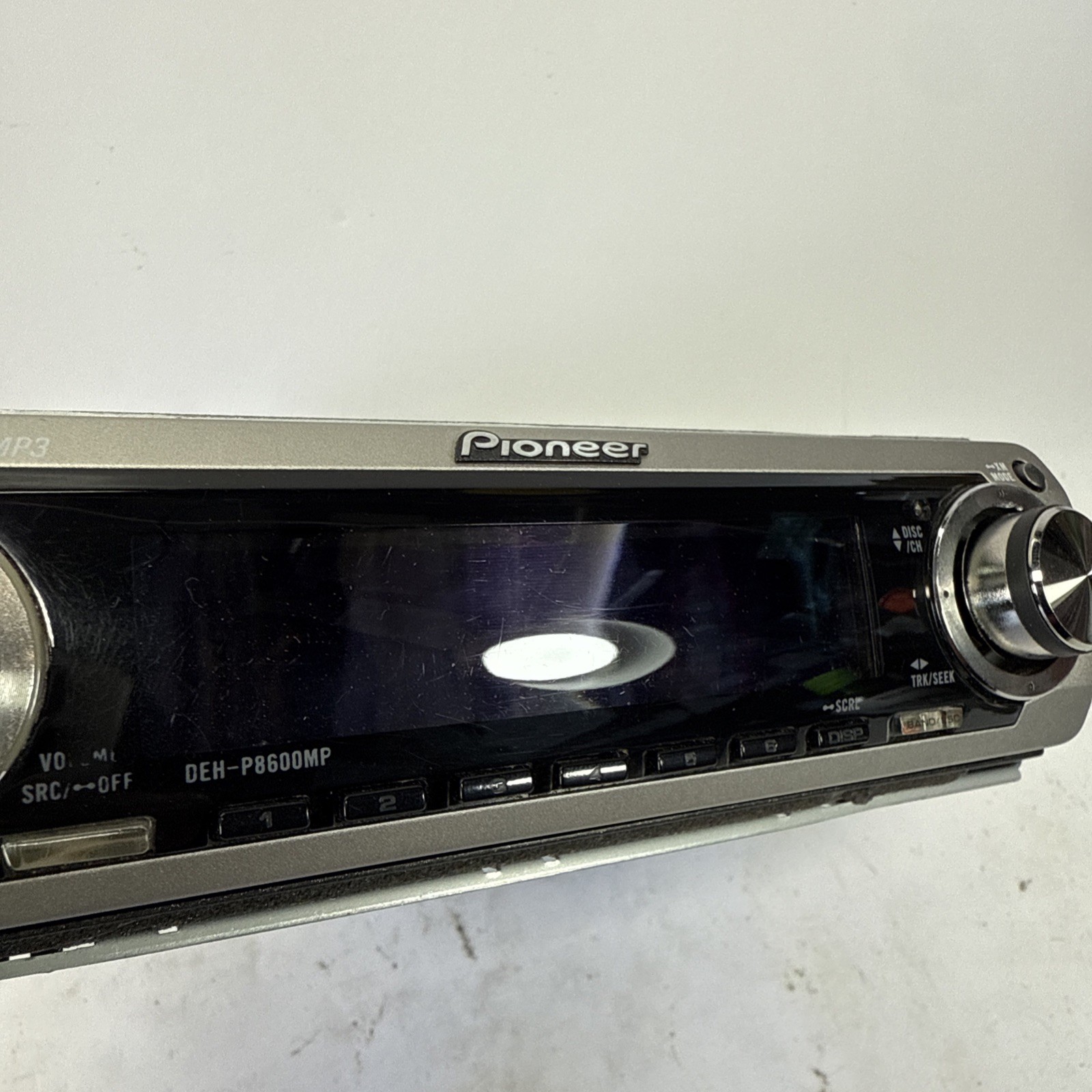 (FLAWS) Pioneer Premier DEH-P8600MP Old School Stereo OEL DOLPHIN GRAPHICS 🐬