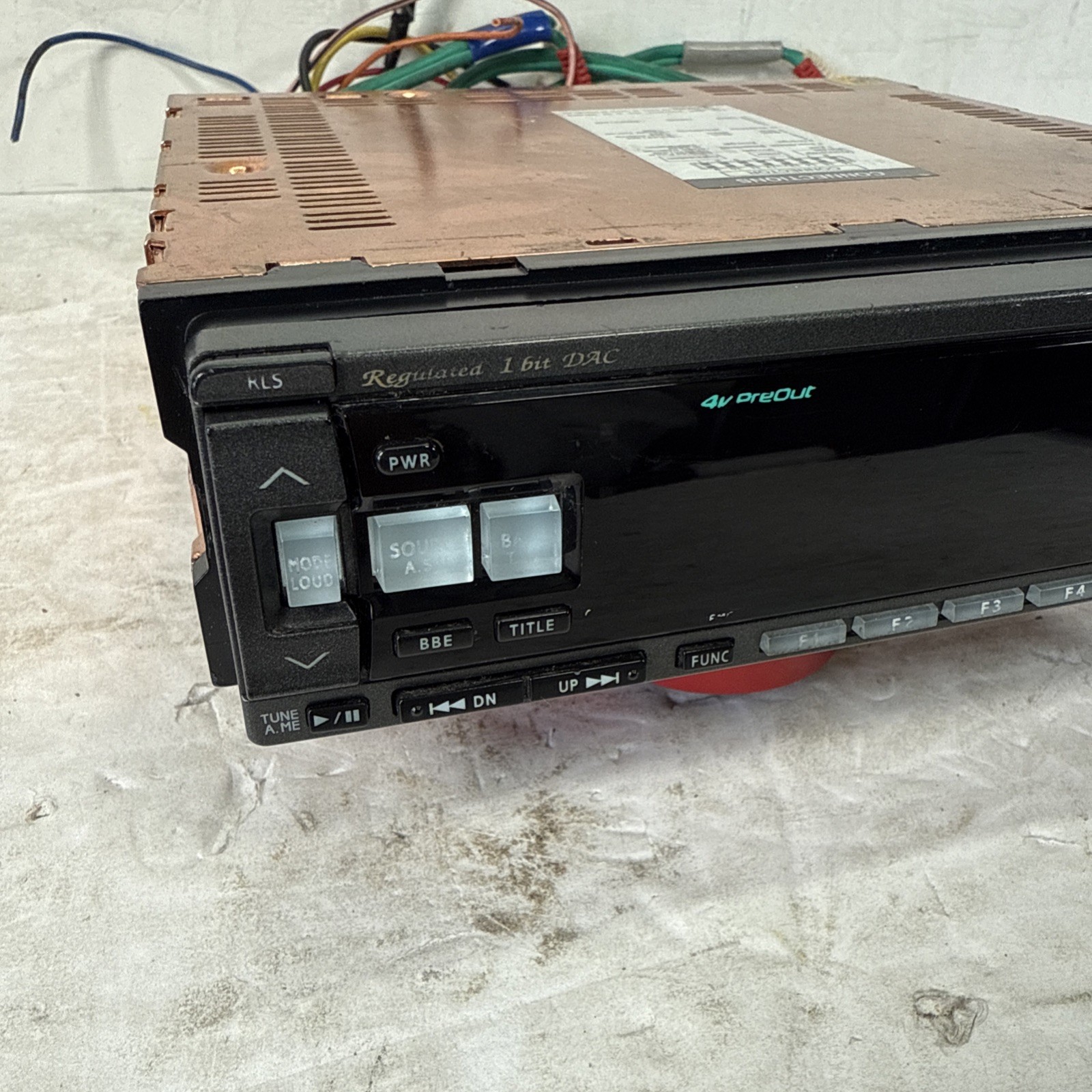 Alpine CDA-7949 Old School Car Stereo CD Player Copper Chasis 4v Preout | TESTED