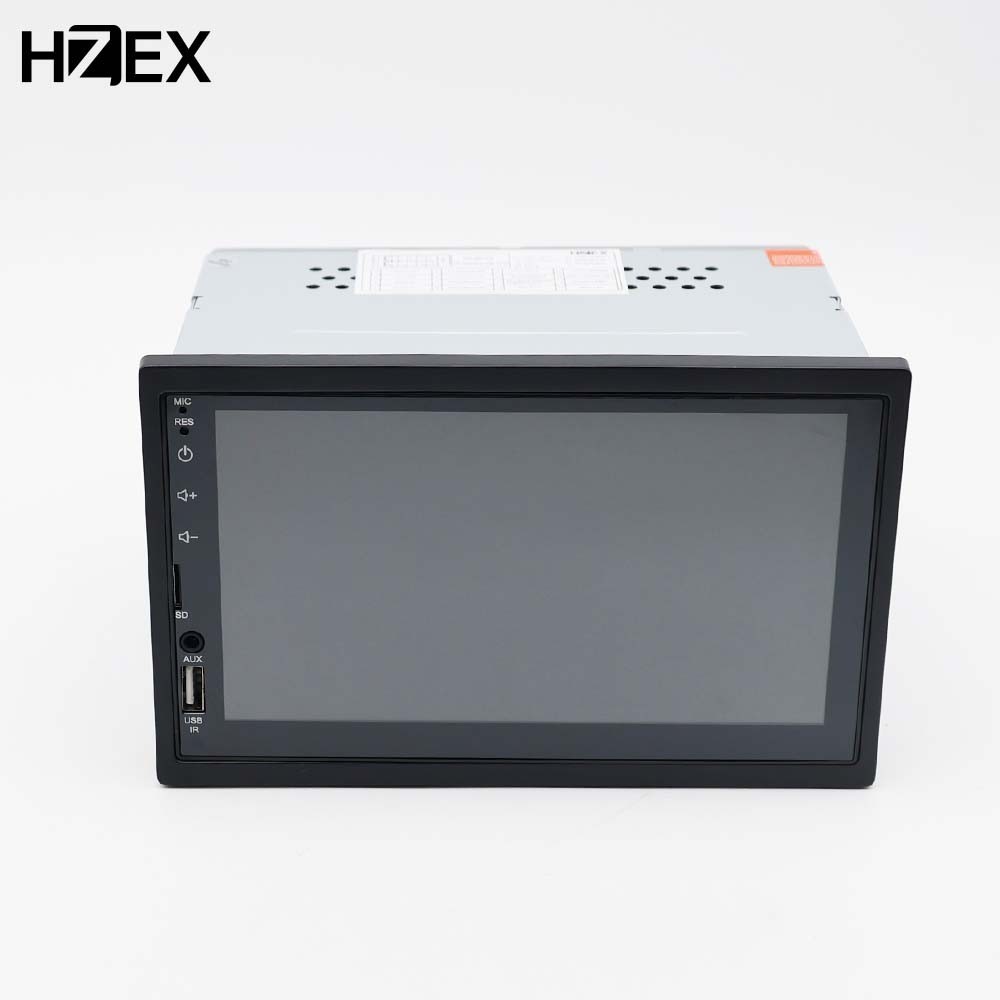 HZX-7CPA 7 Inch Double Din Car Stereo with Wireless Apple CarPlay & Android Auto
