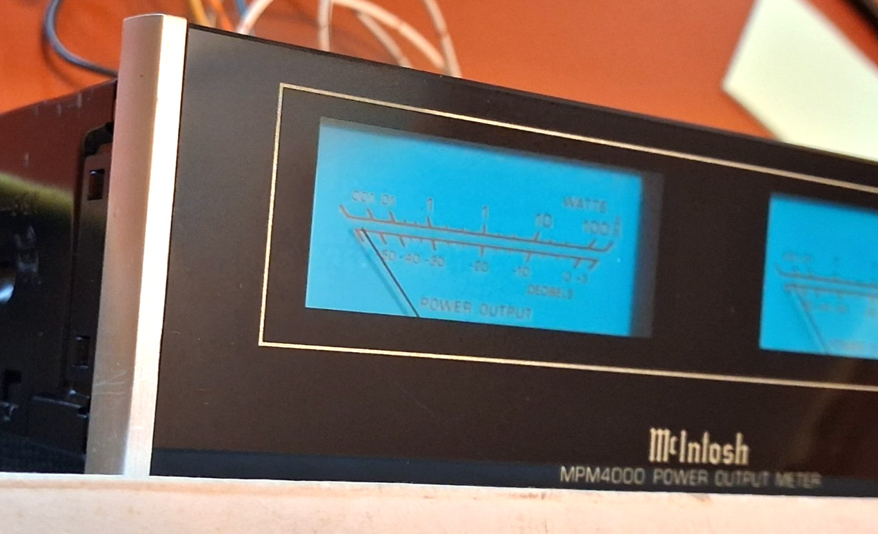 MINT IN BOX OLD SCHOOL MCINTOSH MPM4000 METER TRIM PIECES BRACKETS LAST ONE!