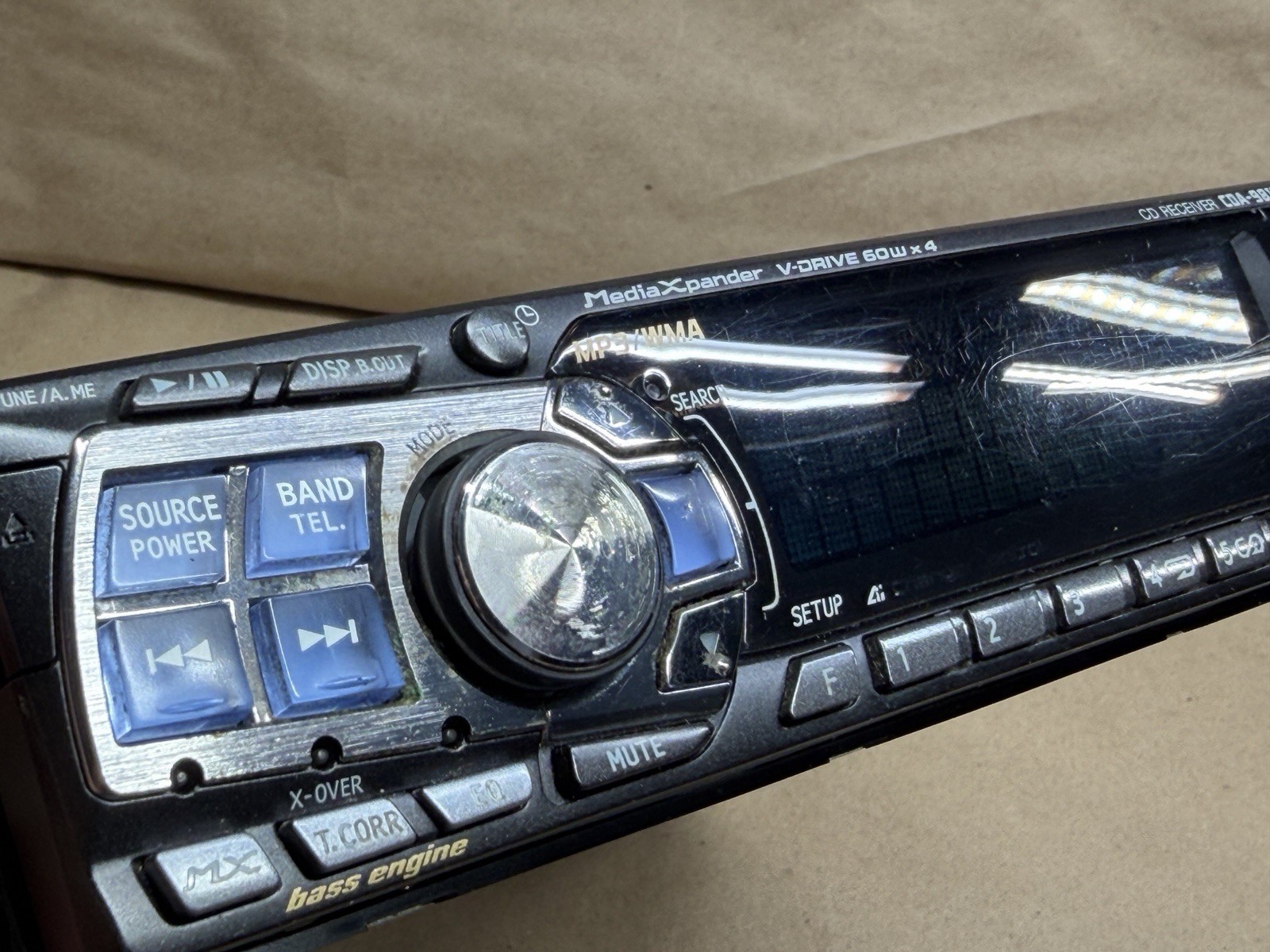 Alpine CDA-9815 CD/MP3/WMA Receiver FOR PARTS AS IS